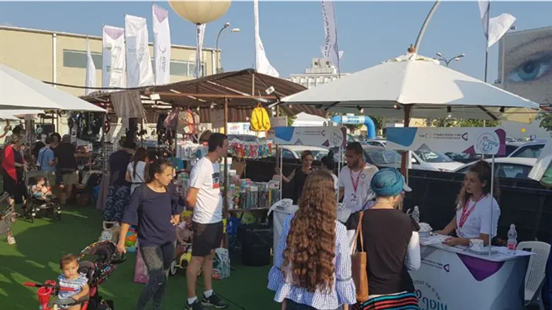 Gaza area communities' fair at Tel Aviv port