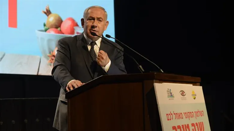 Prime Minister Netanyahu at a local councilsevent