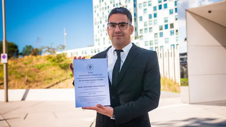 Uri Morad with the suit