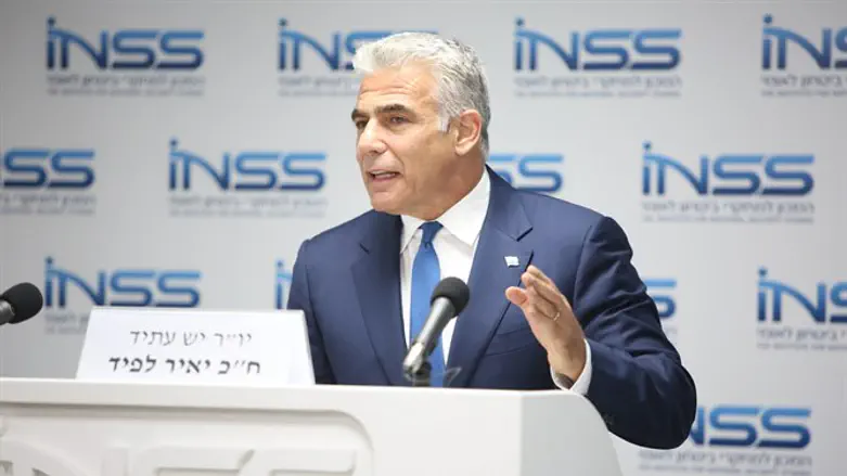 Yair Lapid at INSS