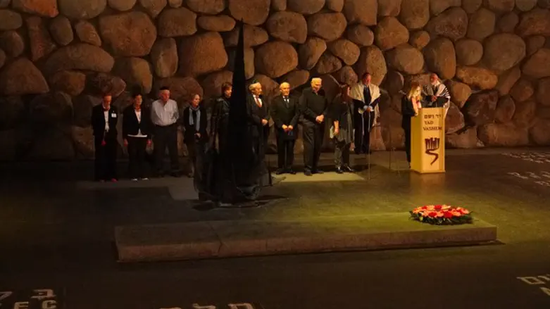Kristallnacht Memorial ceremony at Yad Vashem