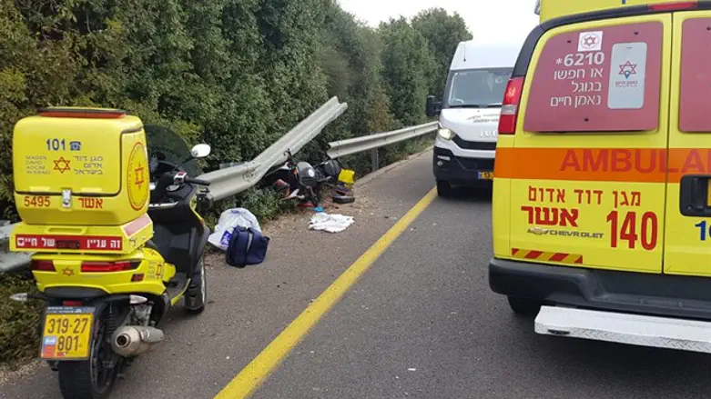 Accident near Ga'aton junction