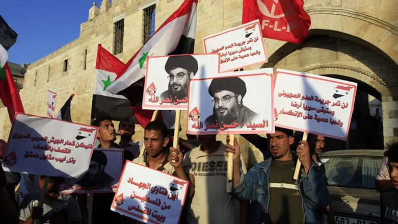 Flags of Nasrallah, PFLP, Syria