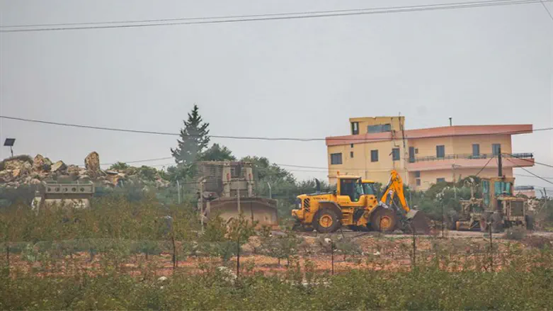 Construction site near the Israeli-Lebanon border (illustrative)