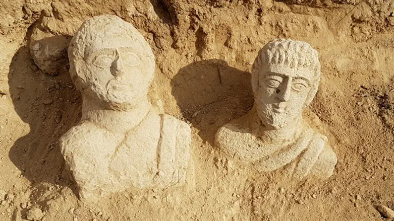 The busts that were discovered