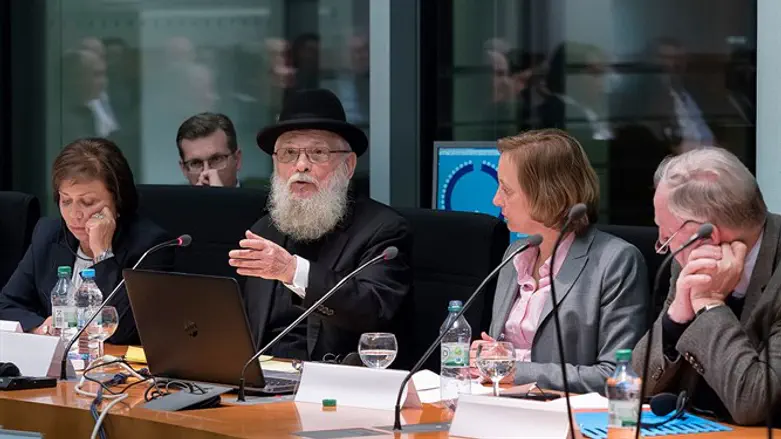 AfD Anti-Semitism panel in the Bundestag with Rabbi Dr. Chaim Rozwaski and Alexa