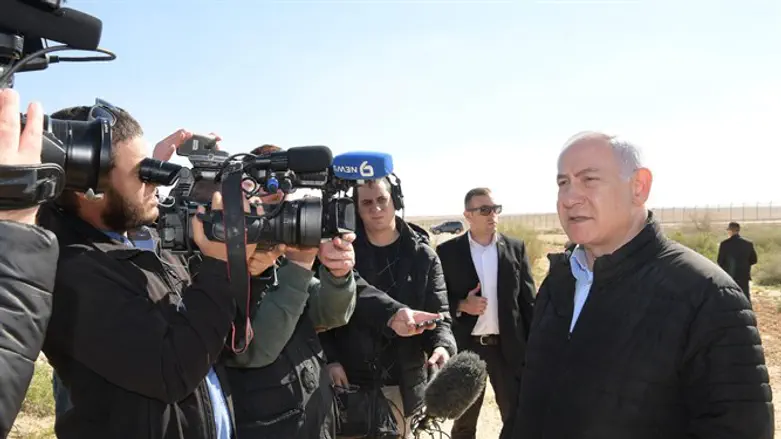 Netanyahu on Egypt-Israel border