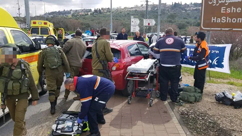 Scene of Ariel terror attack