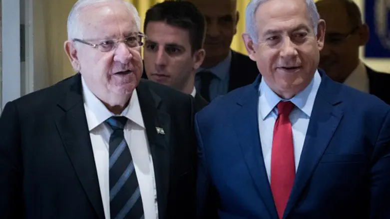 Reuven Rivlin and Binyamin Netanyahu