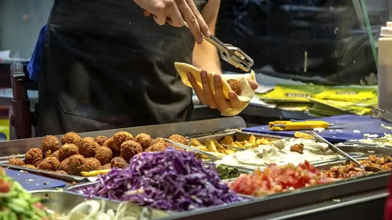 Falafel store (illustrative)