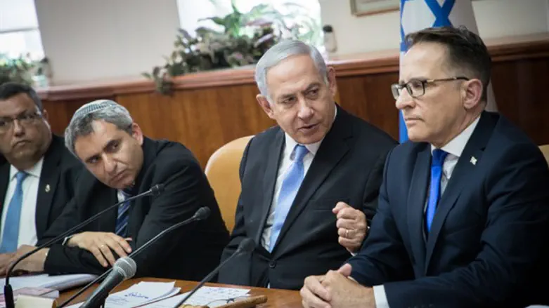 Binyamin Netanyahu at cabinet meeting, June 2nd 2019