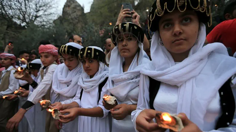 Iraqi Yazidis celebrate the Yazidi New Year