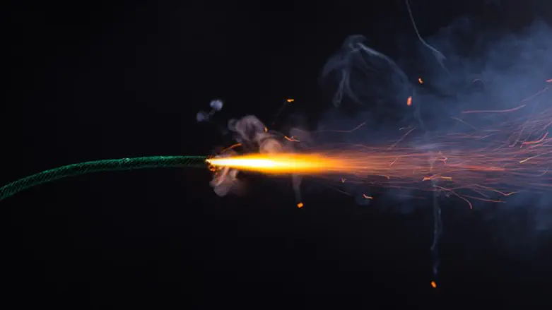 Launching of fireworks