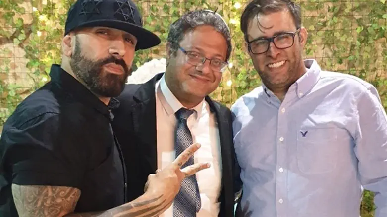 Left to right: Eliasi, Ben-Gvir, Hazan