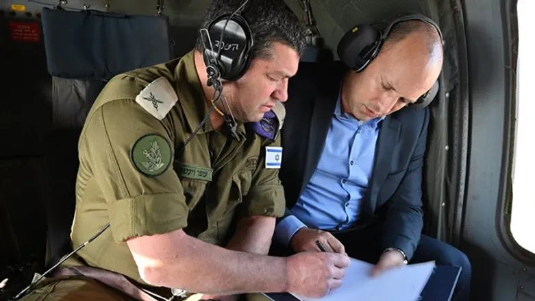 Naftali Bennett with Ofer Winter