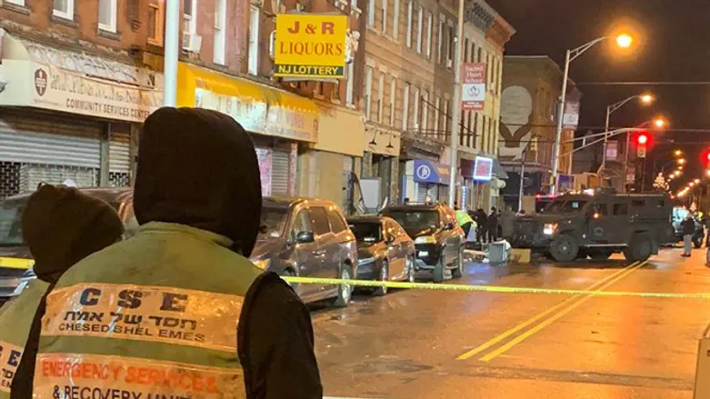 Scene of attack in Jersey City