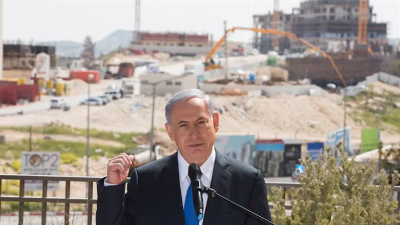 Netanyahu at Har Homa