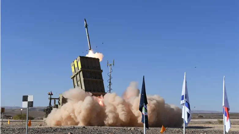 Missile test for Israel's Iron Dome system
