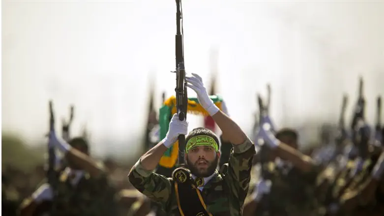 Members of Iran's Basij militia