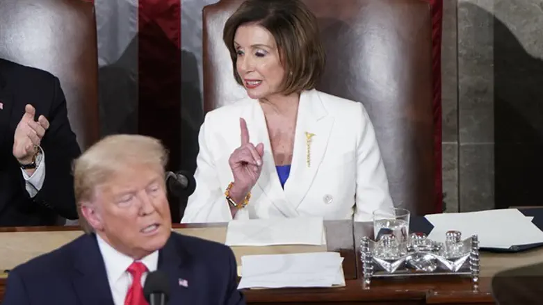 Pelosi during State of the Union Address