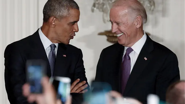 Barack Obama and Joe Biden