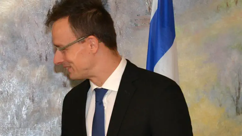 Hungary's Minister of Foreign Affairs and Trade Péter Szijjártó