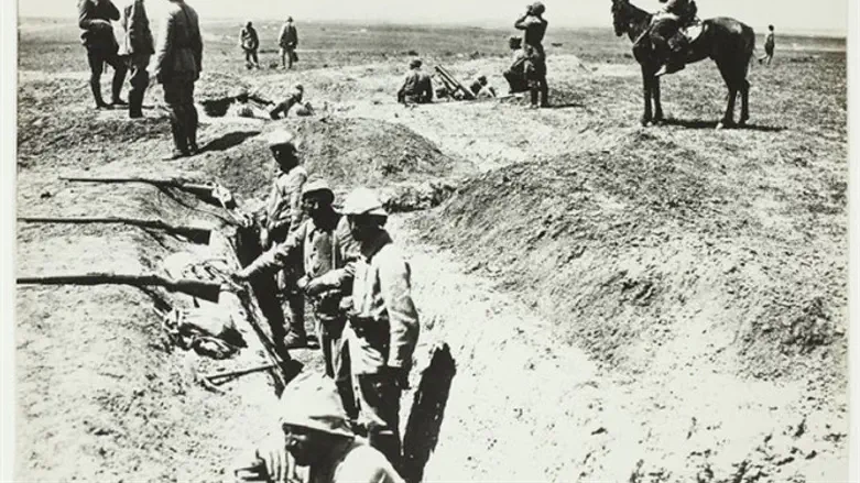 German infantry in Gaza WWI