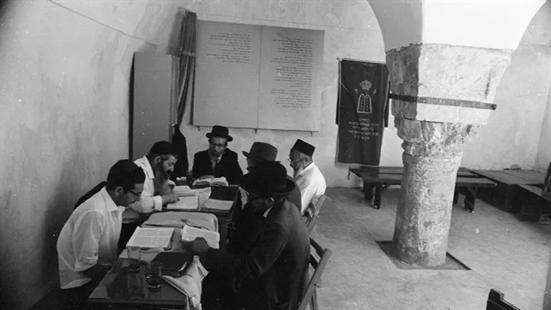 The Ramban Synagogue in Jerusalem’s Old City, 1968