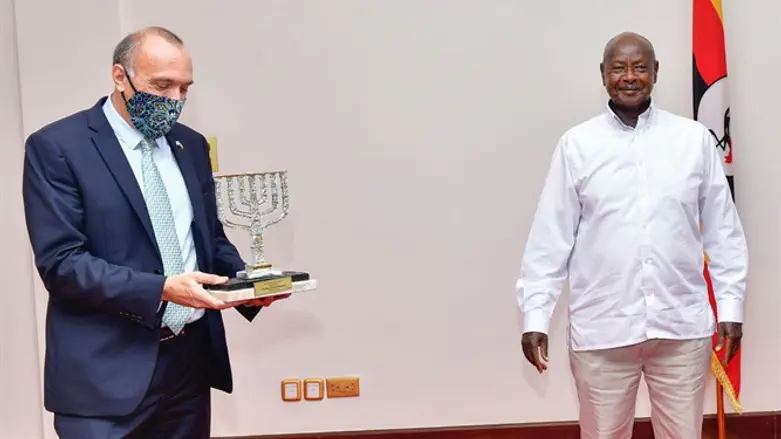 Friends of Zion Award Presented to President Yoweri Museveni of Uganda