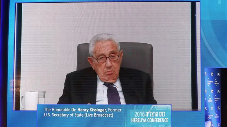 Henry Kissinger speaks to Herzliya Conference via video link