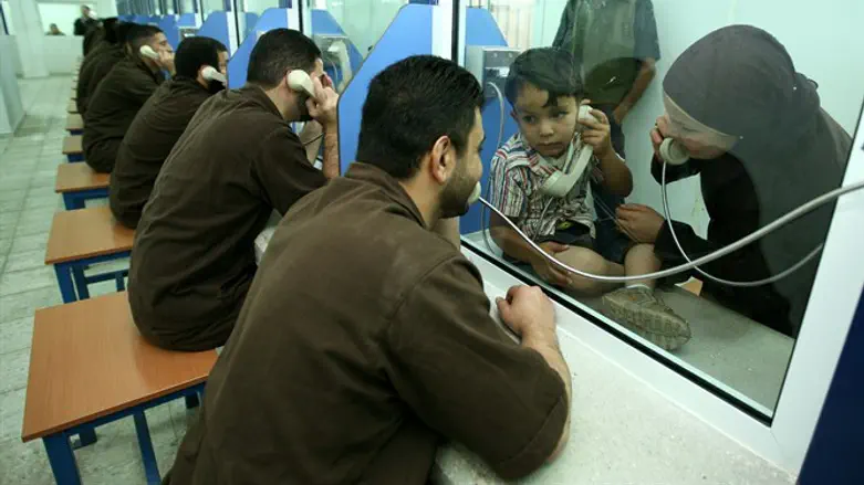 Security prisoners at Ofer Prison