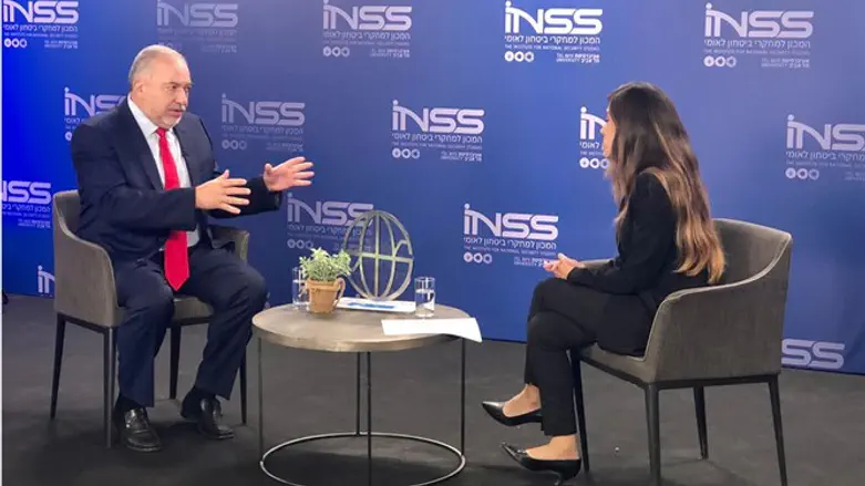 Avigdor Liberman at INSS annual conference